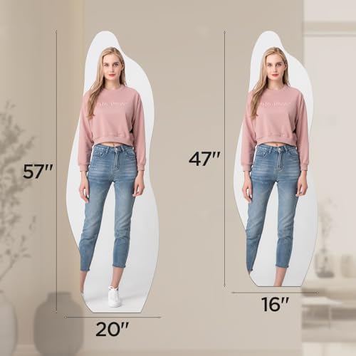 iCAGY Acrylic Full Body Self-Adhesive Shatterproof Mirror - Image 5