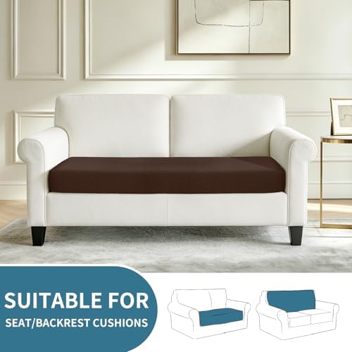 XINEAGE 4 Piece Stretch Couch Cushion Covers Individual Sofa Slipcovers - Image 2