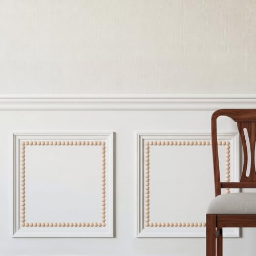 1 Pack Peel and Stick Molding Trim Flexible Molding Trim for Wall Self Adhesive Paintable DIY Wall Trims for Mirror Frame Cabinet Edge Picture (16.4 ft X 0.59 Inch,Creamy White) - Image 7