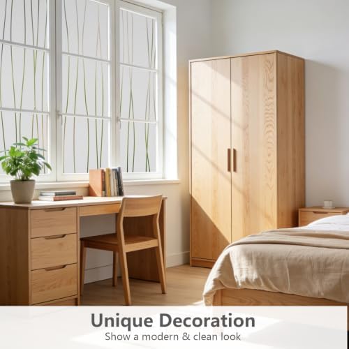 Finnez Window Privacy Film, Frosted Vertical Static Cling, 29.5″ x 157.4″ - Image 6