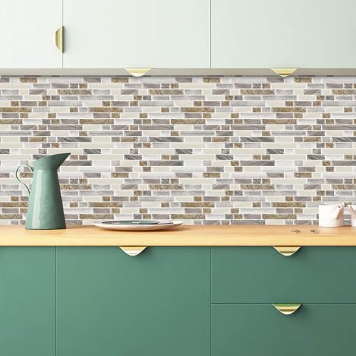 STICKGOO Peel and Stick Wall Tile Self-Adhesive Backsplash Thicker Design - Image 2