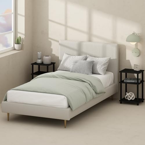 Furinno JUST Toolless 3-Tier Night Stand, Open Storage, Americano - Image 3