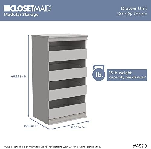 ClosetMaid Modular Storage Closet Organizer, Taupe - Image 3