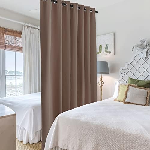 RYB HOME Blackout Curtains Room Divider for Patio Sliding Glass Door Dorm - Image 4