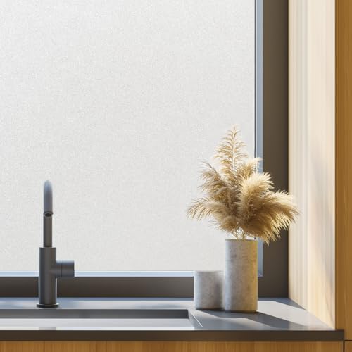 Natural Frost Light Effects Window Privacy Film by Artscape - Decorative Frosted Glass Design, Static Cling, Privacy from Both Sides, Reduces Glare, Helps Create a Calm Space - 23.62 x 72 Inch by Unknown