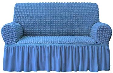 NICEEC Loveseat Covers Washable Love Seat Couch Covers Slipcover with Skirt by NICEEC