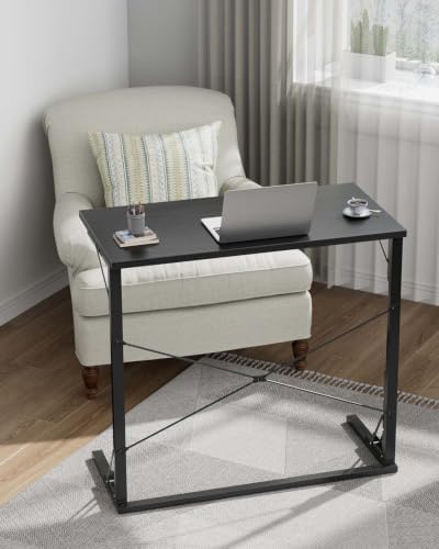 Vantic 31.5" Folding TV Tray Table for Eating on Couch Extra Large, Black - Image 4
