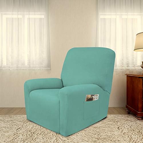 PureFit Stretc Recliner Chair Covers Fleece Soft Couch Covers for Sofa - Image 2