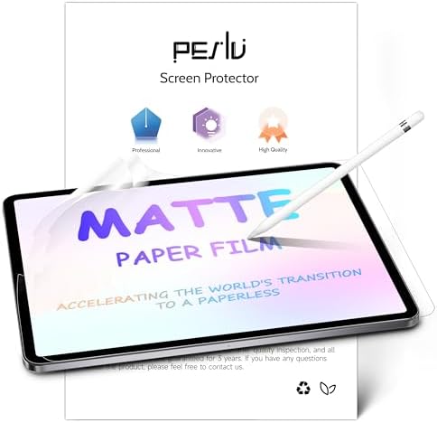 Peslv 2-Pack Like Paper Screen Protector for iPad Air 5th/4th 10.9" by peslv