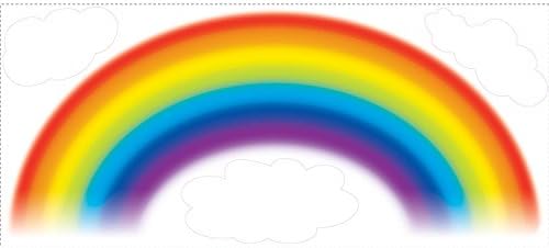 RoomMates RMK1629GM Over The Rainbow Peel and Stick Giant Wall Decal - Image 4