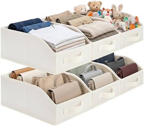 GRANNY SAYS Closet Organizers, 10"Lx15¾"Wx6¾"H Pearl White, 6-Pack by GRANNYSAYS