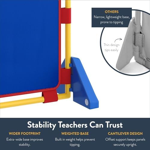 Children's Factory PlayPanel Room Divider 59.5" x 47.5", Blue - Image 5
