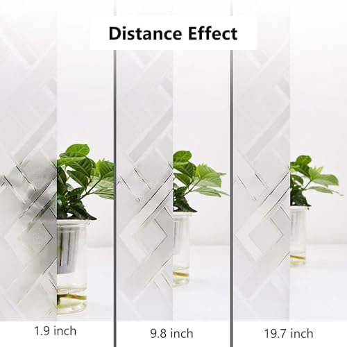 Kromapolis Frosted Glass Window Film Privacy Protection 11.8 x 78.7 inch - Image 6