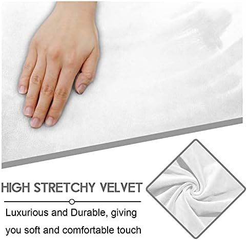 ULTICOR Velvet 8-Pieces Recliner Sofa Covers Stretch Reclining Couch Covers for 3 Cushion Reclining Sofa Slipcovers Furniture Covers Thick Soft Washable (3 Seater Recliner Cover, White) - Image 3