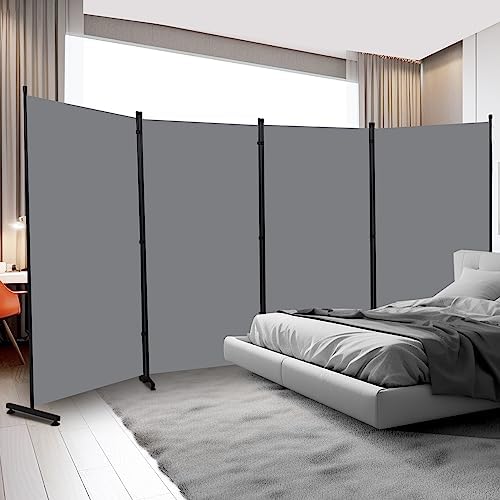 4 Panel Folding Room Divider,Indoor Privacy Screen Space Separator by YASRKML