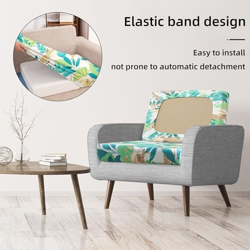 8 Pcs Outdoor Cushion Covers, Patio Sofa Cushion Covers Replacement - Image 6