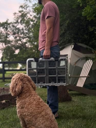 Keter Stack N' Roll Camping Gear Organizer, Portable Storage Organizer - Image 4