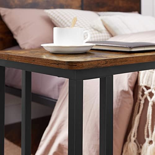 VASAGLE C Shape End Table for Couch or Sofa, Industrial Small Side Table - Image 6