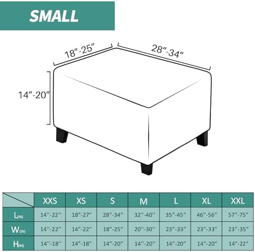 MAXIJIN Velvet Ottoman Slipcover Small Stretch Square Rectangle Footstool Slipcover Folding Storage Ottoman Covers for Living Room with Elastic Bottom (Ottoman Small, Camel) - Image 3