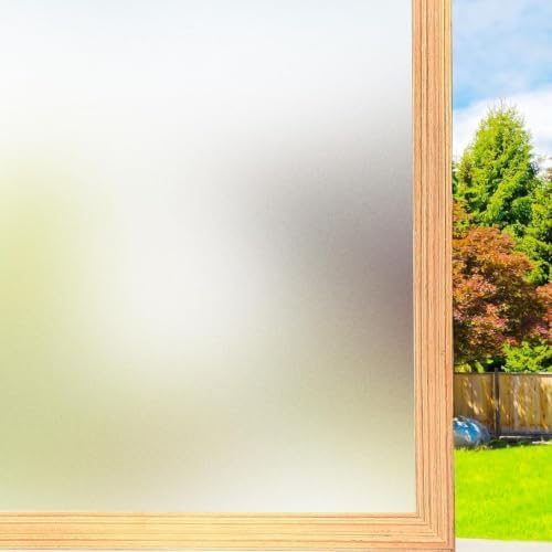 FILMGOO Frosted Window Privacy Film Static Cling Glass Film 35.4" x 6.5' by FILMGOO