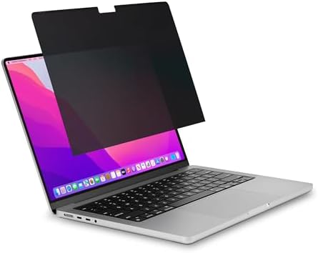 Kensington MP16 Magnetic MacBook Pro Privacy Screen for 16" MacBook_Pro (2021-2024,M1,M2,M3,M4,Pro,Max),Removable Laptop Privacy Screen,Anti Glare Blue Light MacBook Screen_Protector, (Pack of 10) by Unknown
