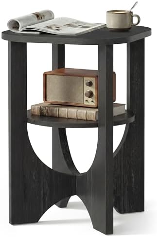 VASAGLE Side Table, 2 Tier Small Accent End Table, Nightstand by Unknown