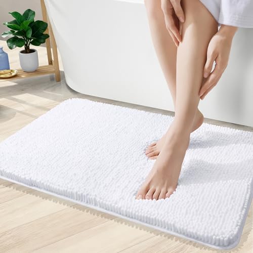 OLANLY Bathroom Rugs 35x24, Extra Soft Absorbent Chenille Bath Rugs - Image 2