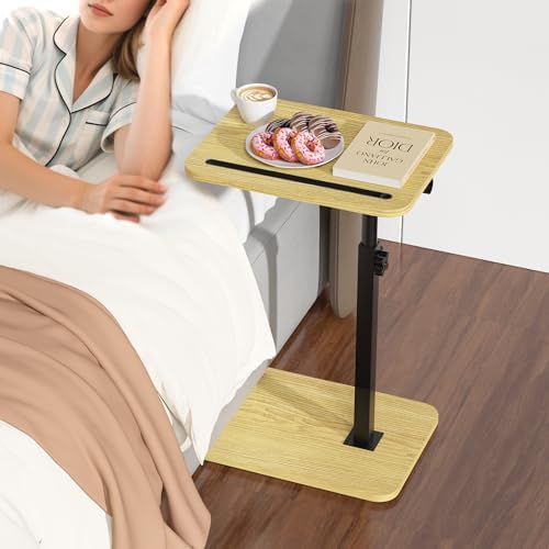 360° Swivel Sofa Side Table for Couch, Set of 2 - Image 4