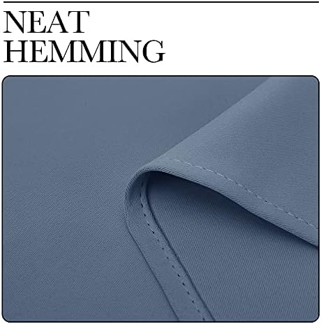 NICETOWN Stone Blue Door Curtain for Doorway Privacy, 80 Inch Length, Room Divider, Blackout Temporary Insulated Closet Curtain for Bedroom Closet (1 Panel, 2.8ft Wide) - Image 7