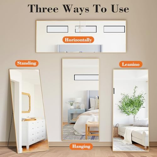 Full Length Floor Mirror 65"x24", Body Standing Mirror - Image 5