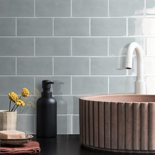 STICKGOO 10-Sheet Subway Tile Peel and Stick Backsplash, Self Adhesive Vinyl Wall Tiles, Stick on Backsplash for Kitchen and Bathroom(Thicker Design) by STICKGOO