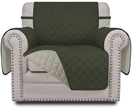Easy-Going Reversible Couch Cover, Small Chair, Army Green/Beige by Easy-Going
