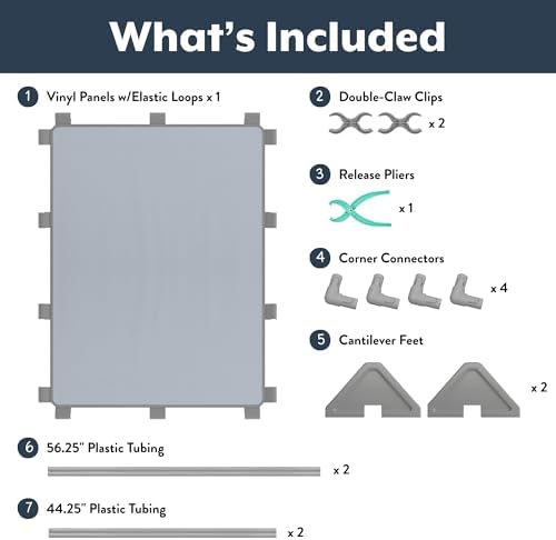 Children's Factory PlayPanel Room Divider 59.5" x 47.5", Fog Blue - Image 4