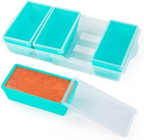 Gemice 2-Cup Silicone Freezer Molds with Lids, Individual 4-Pack by GemiceBeautyTools