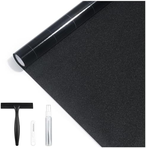 rabbitgoo Blackout Window Film 100% Light Blocking with Kit, 23.6" x 157.4" by rabbitgoo
