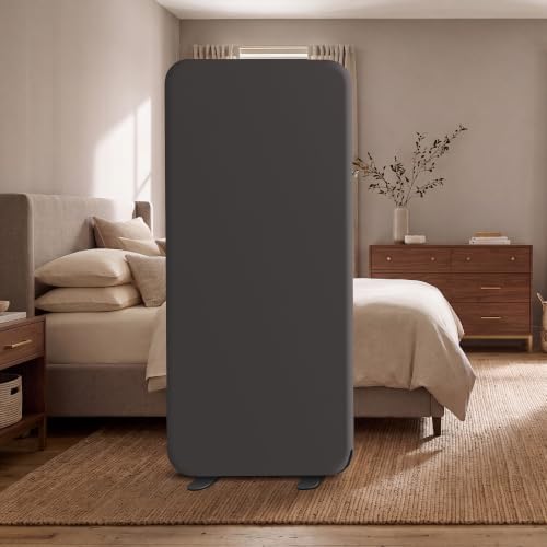 DECOLAB Room Divider Panel, Standing Privacy Partition Wall 29"x65", Iron - Image 2