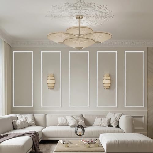 0.8" x16.4FT White Peel and Stick Crown Molding Trim - Flexible PVC Molding for Mirror Frames, Wall Decor & Furniture Accents - Image 6