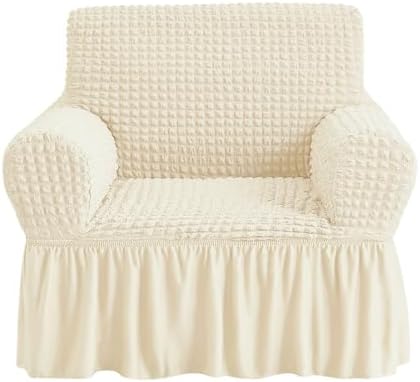 NICEEC Arm Chair Covers Armchair Covers Universal Slipcovers with Skirt by NICEEC