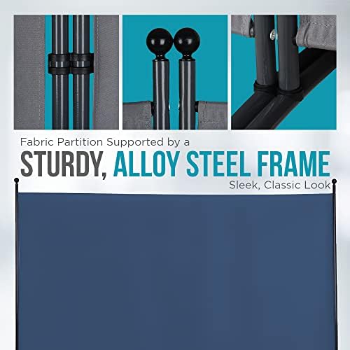 Steel-AID Single-Panel Privacy Room Divider – Folding Partition Privacy Screen for Office, Classroom, Dorm Room, Kids Room, Studio, Conference - 71" x 72" - Easy to Assemble, Freestanding & Foldable - Image 4