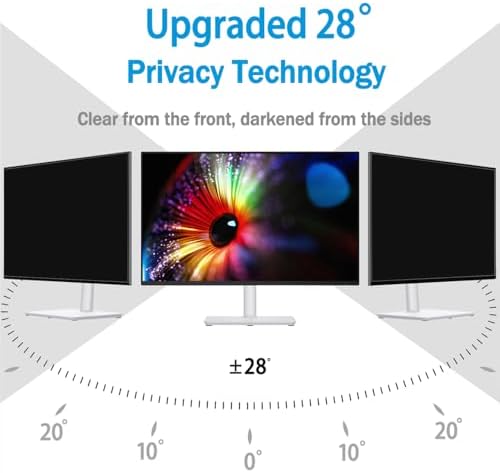 [2 Pack] 24 Inch Computer Privacy Screen for 16:9 Widescreen Monitor - Image 2