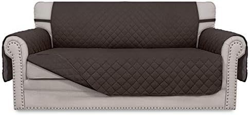 Easy-Going Reversible Couch Cover, 2 Cushion Sofa, Chocolate/Chocolate by Easy-Going