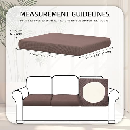 8 Pcs Outdoor Cushion Covers, Patio Sofa Cushion Covers Replacement - Image 2