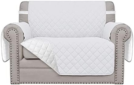 Easy-Going Reversible Couch Cover, Oversized Chair, White/White by Easy-Going