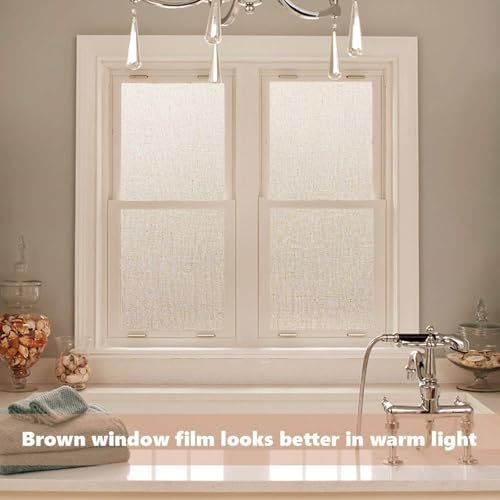 LEMON CLOUD Static Cling Frosted Glass Window Privacy Film, 23.6″ x 78.7″ - Image 5