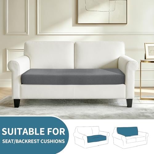 XINEAGE 4 Piece Stretch Couch Cushion Covers Individual Sofa Slipcovers - Image 2