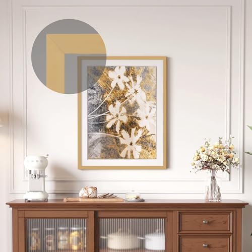 Trimold Brushed Gold Molding Trim Peel and Stick, Flexible Mirror Border Design, Wall Ceiling Floor Cabinet Tile Edge Moulding, 5m x 2cm - Image 2