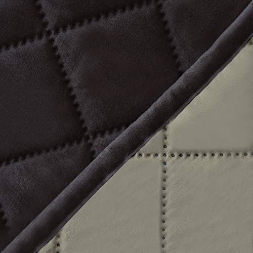 Easy-Going 4 Seater Sofa Slipcover Reversible Sofa Cover Water Resistant Couch Cover with Foam Sticks Elastic Straps Furniture Protector for Pets Children Dog Cat (XX-Large, Chocolate/Beige) - Image 6