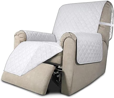 Easy-Going Reversible Couch Cover, Recliner 22 in, White/White by Easy-Going