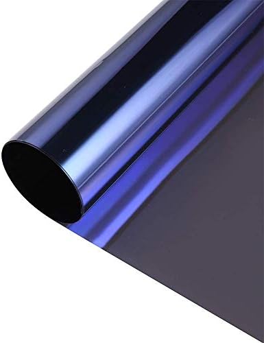 Transparent Decorative Window Film Anti UV Colorful Adhesive Vinyl Heat Insulation Solar Window Tinting Sheets Glass Film for Christmas Home Decoration, 35.4Inch x 33Feet, Purple by SUMAGITIN