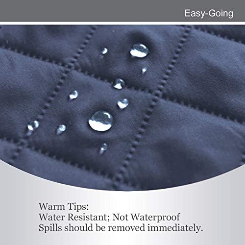 Easy-Going Reversible Couch Cover, 2 Cushion Sofa, Dark Blue/Light Blue - Image 5